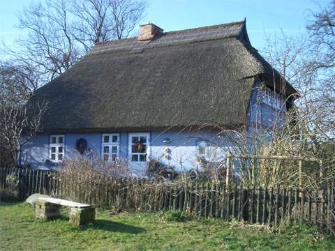 Lieper Winkel auf der Insel Usedom: liebevoll restauriertes Bauernhaus in Quilitz.