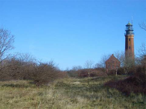 Der Leuchtturm auf der Greifswalder Oie: Das Licht dieses Seezeichens ist bis zu 26 Seemeilen weit zu sehen.
