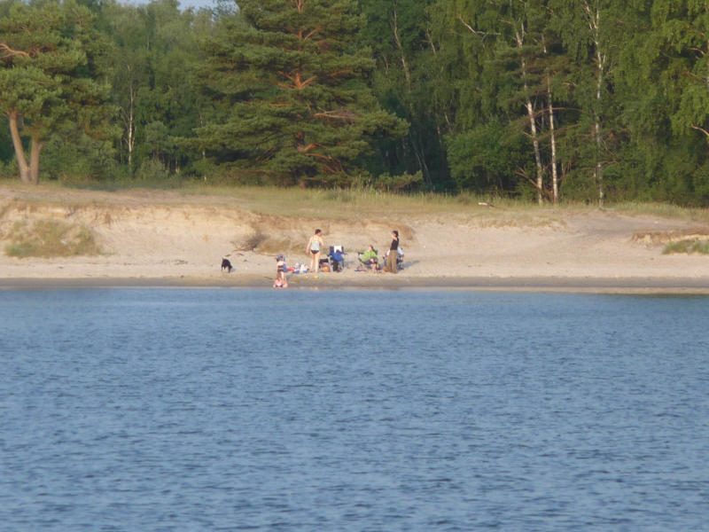 Der Peenemünder Haken auf der Insel Usedom: Sandstrand am Greifswalder Bodden.