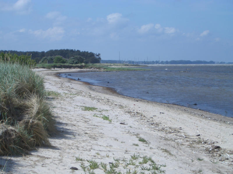 Greifswalder Bodden: Die Halbinsel Struck liegt dem Peenemünder Haken Usedoms gegenüber.