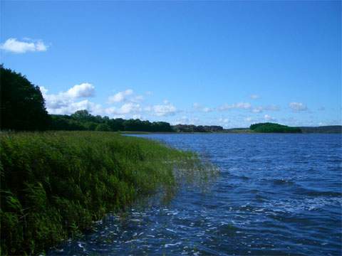 Der größte See auf der Ostseeinsel Usedom: Schmollensee.