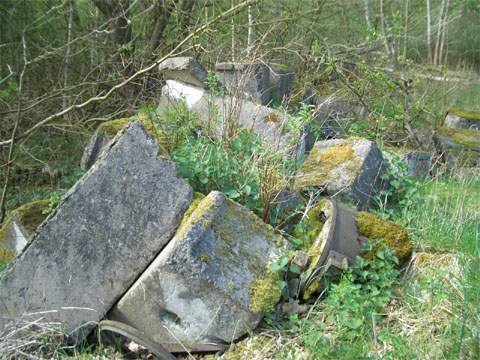 Das Flächendenkmal Peenemünde: Trümmer der ehemaligen Erprobungsstelle der Luftwaffe.