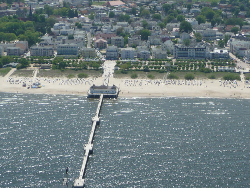 Usedomer Kaiserbäder: Die historische Seebrücke des Ostseebades Ahlbeck.