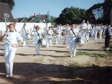 Loddiner Erntefest 1999: Feiern bis in den Morgen.