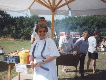 Loddiner Erntefest 1999: Feiern bis in den Morgen.