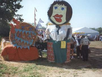 Loddiner Erntefest 1999: Feiern bis in den Morgen.