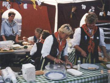 Tradition auf Usedom: Das Loddiner Erntefest 2003.