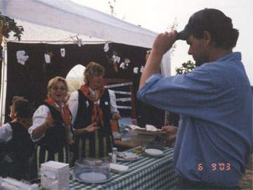 Tradition auf Usedom: Das Loddiner Erntefest 2003.