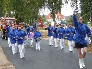 Traditionen auf Usedom: Loddiner Erntefest 2009.