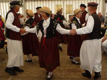 Traditionen auf Usedom: Loddiner Erntefest 2009.