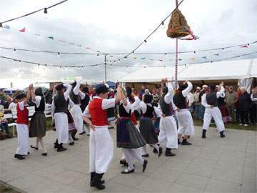 Traditionen auf Usedom: Loddiner Erntefest 2009.