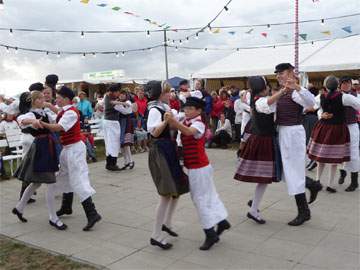 Traditionen auf Usedom: Loddiner Erntefest 2009.