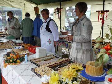 Traditionen auf Usedom: Loddiner Erntefest 2009.