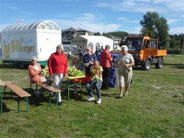 Traditionen auf Usedom: Loddiner Erntefest 2010.