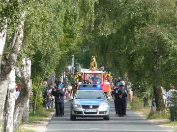 Traditionen auf Usedom: Loddiner Erntefest 2010.