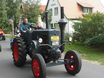 Traditionen auf Usedom: Loddiner Erntefest 2010.