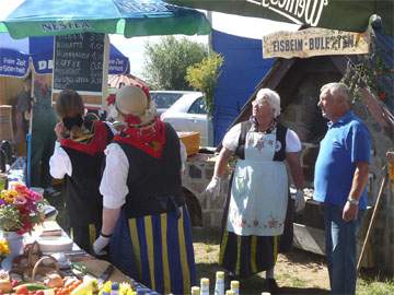 Traditionen auf Usedom: Loddiner Erntefest 2010.