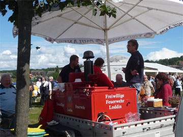 Traditionen auf Usedom: Loddiner Erntefest 2010.