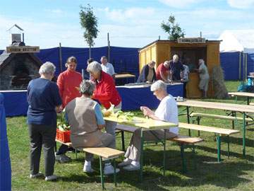 Traditionen auf Usedom: Loddiner Erntefest 2010.