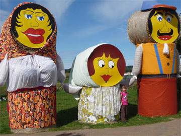 Traditionen auf Usedom: Loddiner Erntefest 2010.