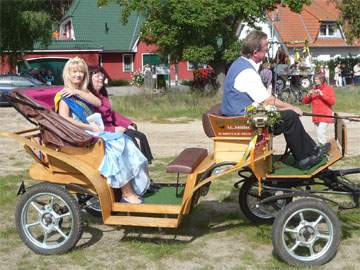 Traditionen auf Usedom: Loddiner Erntefest 2010.