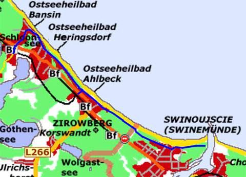 Lyonel Feininger-Tour: Ostseebad Bansin - Hafenstadt Swinemünde.