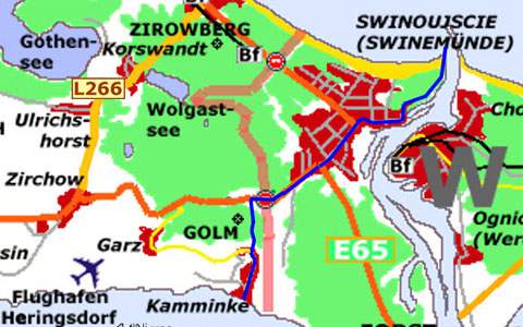 Lyonel Feininger-Tour: Swinemünde - Kamminke am Stettiner Haff.