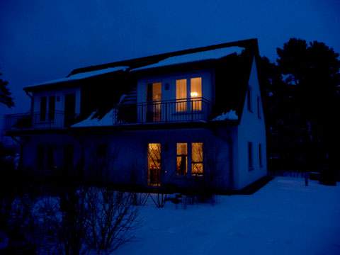 Usedom-Ferienwohnung im Winter: Gemütlich und geborgen.