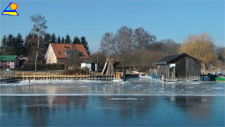 Die kleine Usedomer Gemeinde Ostklüne ist auch im Winter einen Ausflug wert.