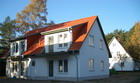 Die Steinbock-Ferienwohnungen im Seebad Loddin/Kölpinsee enstehen: Haus am Garten: Fassadenarbeiten sind abgeschlossen.
