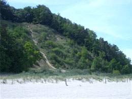 Zweithöchste Erhebung an der Ostseeküste Usedoms: Der Streckelsberg bei Koserow.
