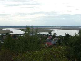 Nachbarinsel Wollin: Swinedelta und Großer Vietziger See.