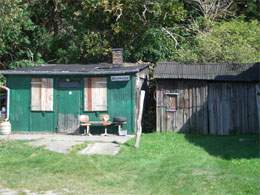 Am Stettiner Haff auf der Insel Usedom: Das Fischerdorf Kamminke.